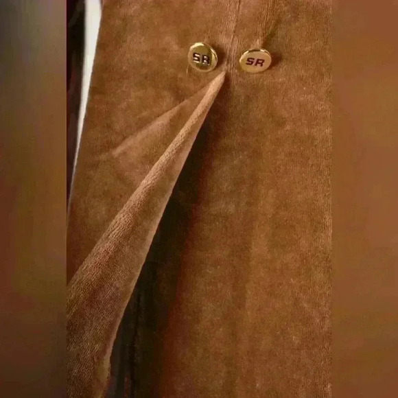 SONIA RYKIEL PARIS Tan Brown Cotton Terrycloth  Cardigan Sweater Medium France - Picture 7 of 13